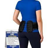 Brace Align GlideFit SI Belt for Sacroiliac Joint &amp; Lower Back Pain L0621 | Hip &amp; Pelvic Support for Sciatica, Piriformis &amp; Postpartum Pain Relief, Low Profile Under Clothes (OSFM)