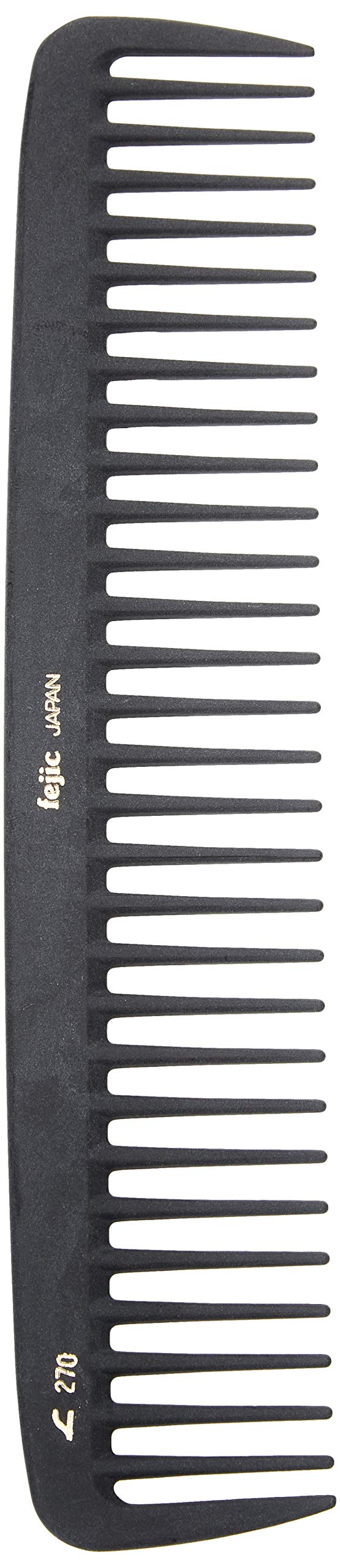 Sibel Carbon Fibre Hair Comb, 7 Inches, Black, Unisex, Adults