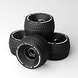 ANTWHEEL All-Terrain Longboard Wheels 100mm Electric Skateboard Wheels 78A high Rebound Urethane Wheels (All-Terrain Wheels)