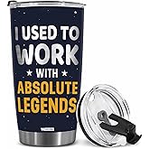 WHIDOBE Gift For Leaving Coworker - I Used To Work With Absolute Legend - Retirement Gifts - Leaving Gifts for Boss, Colleague - Going Away, Farewell Goodbye Workplace Gift For Coworker