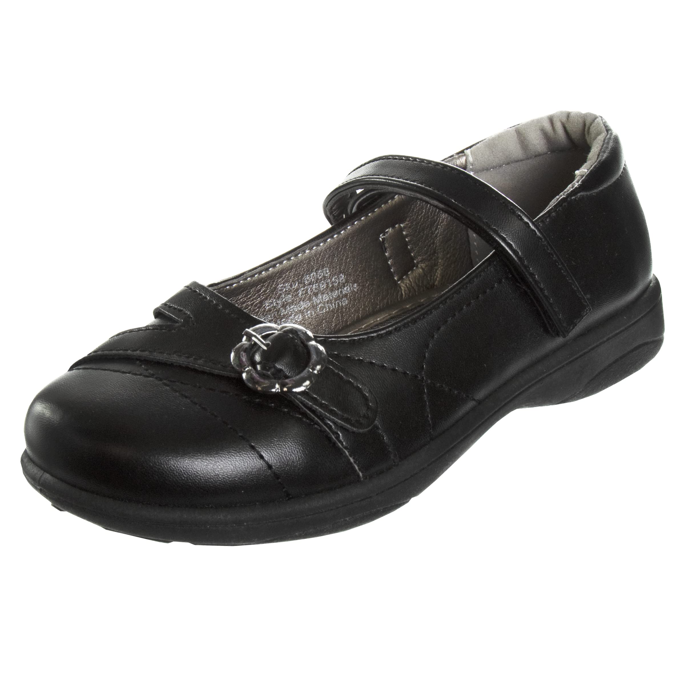 Photo 1 of (BAGGED) (USED/FAIR) (SIZE 7) French Toast Girls Mary Jane Shoes School Kids Uniform Flats Ballet Strap Dress Formal Slip-On (Size 7 Big Kid) (Black)