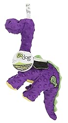 goDog Dinos Bruto Squeaky Plush Dog Toy, Chew Guard