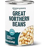 Amazon Grocery, Canned Great Northern Beans, 15.5 Oz