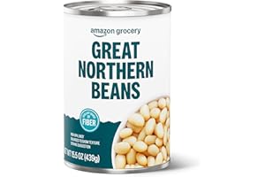 Amazon Grocery, Canned Great Northern Beans, 15.5 Oz (Previously Amazon Fresh, Packaging May Vary)