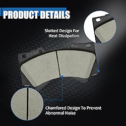 D1303 Ceramic Brake Pads Sets,4pcs Fit for