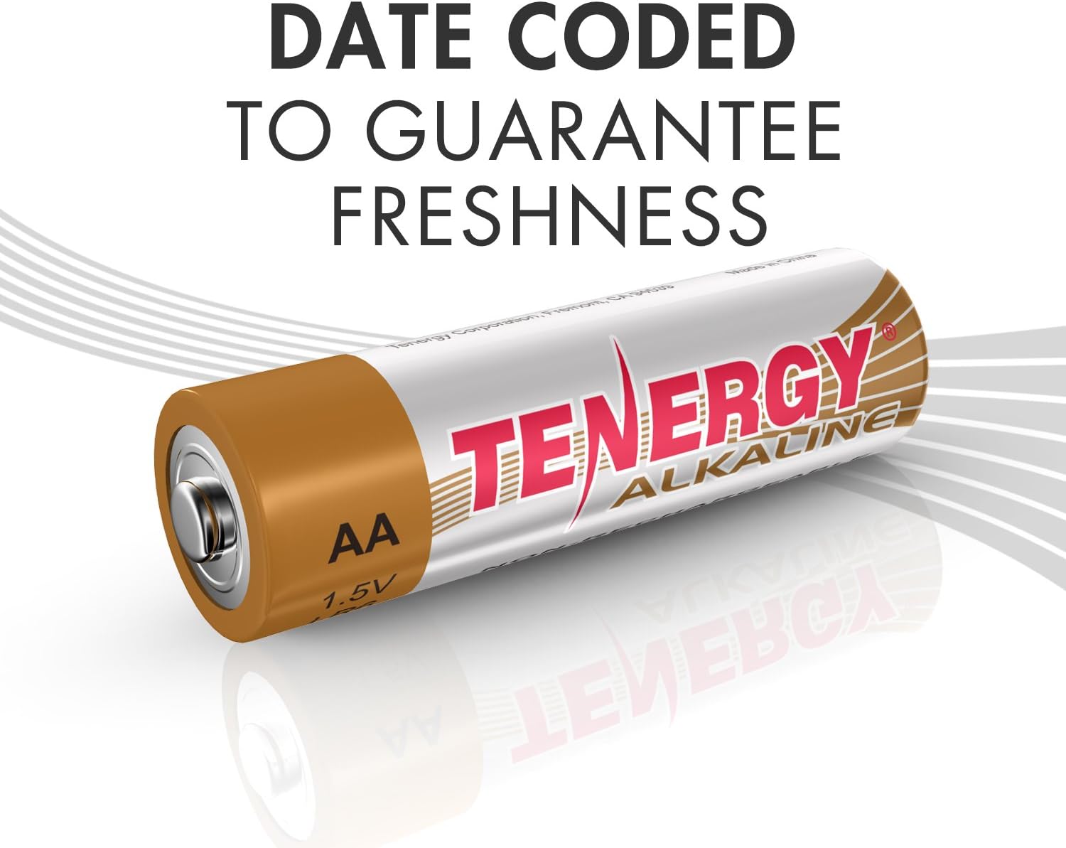 Tenergy 1.5V AA Alkaline Battery, High Performance AA Non-Rechargeable Batteries for Clocks, Remotes, Toys & Electronic Devices, AA Cell Batteries, 120-Pack: Electronics