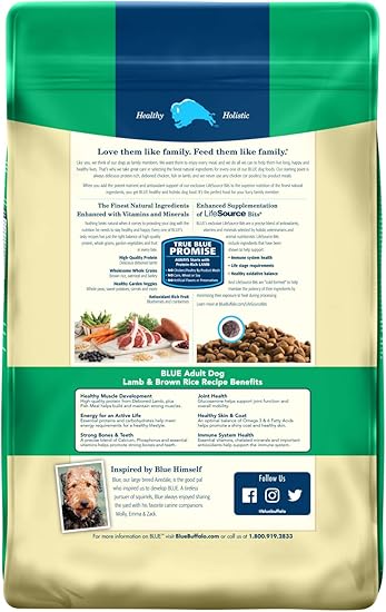 blue buffalo dog food bag sizes