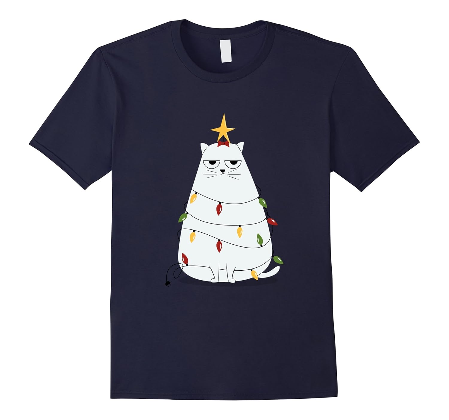 Annoyed Funny Christmas Cat Shirt for Xmas Day-ANZ