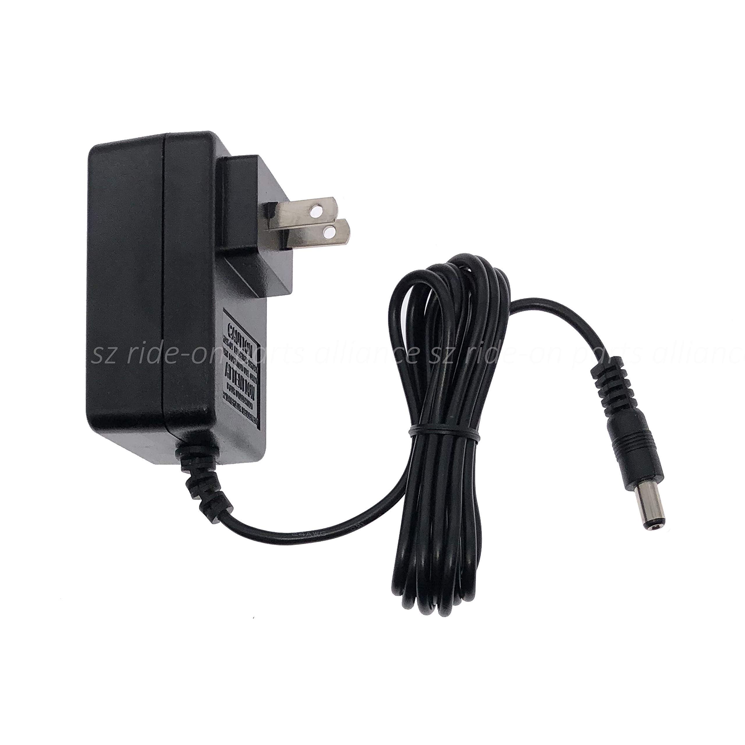 LinkePow 12 Volt Battery Charger, 12V Charger for Ride On Car Kid Trax Dynacraft Costzon Best Choice Product JEEP Wrangler Ride-Ons Battery Power