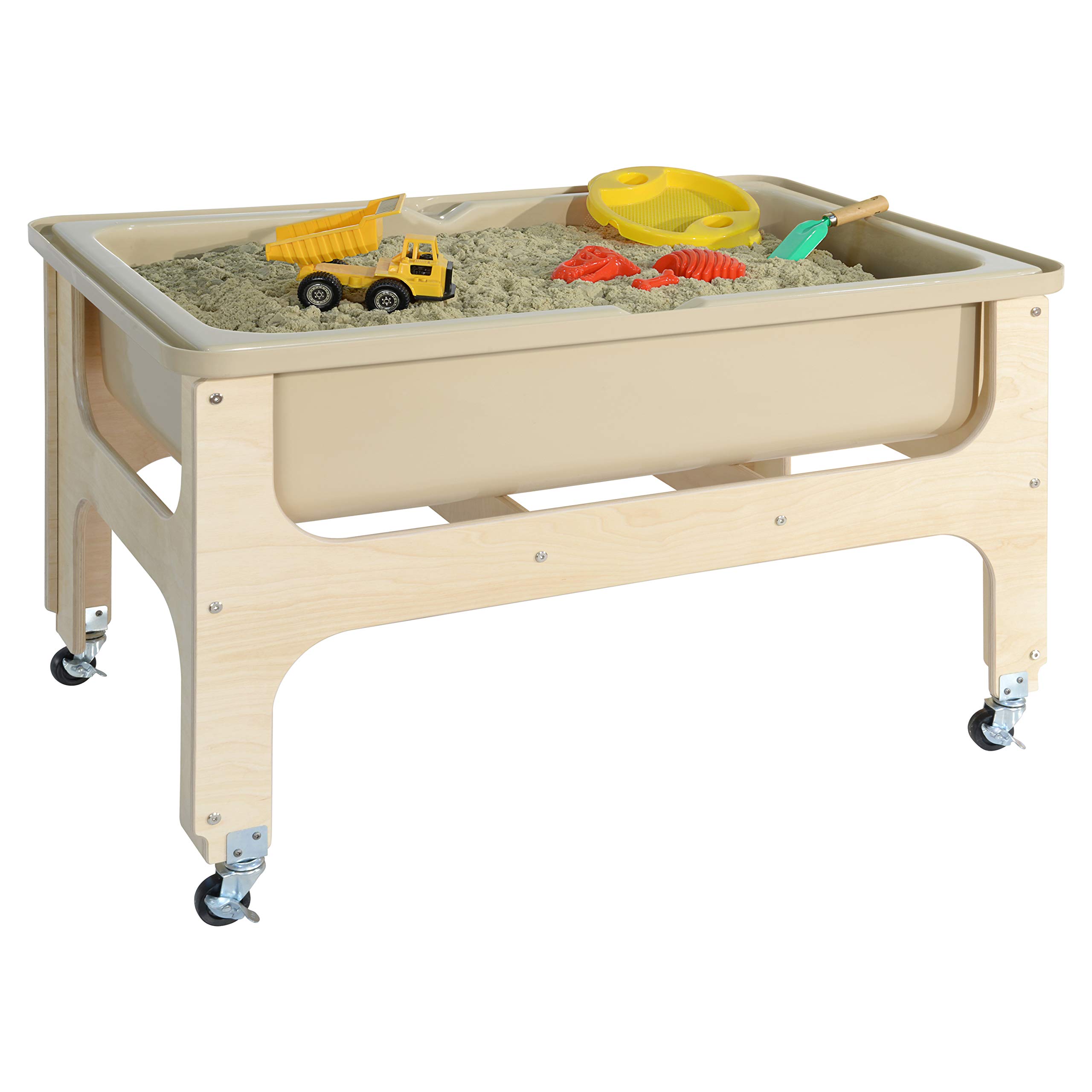 Wood Design Multipurpose Sand & Water Sensory Center with Clear 9