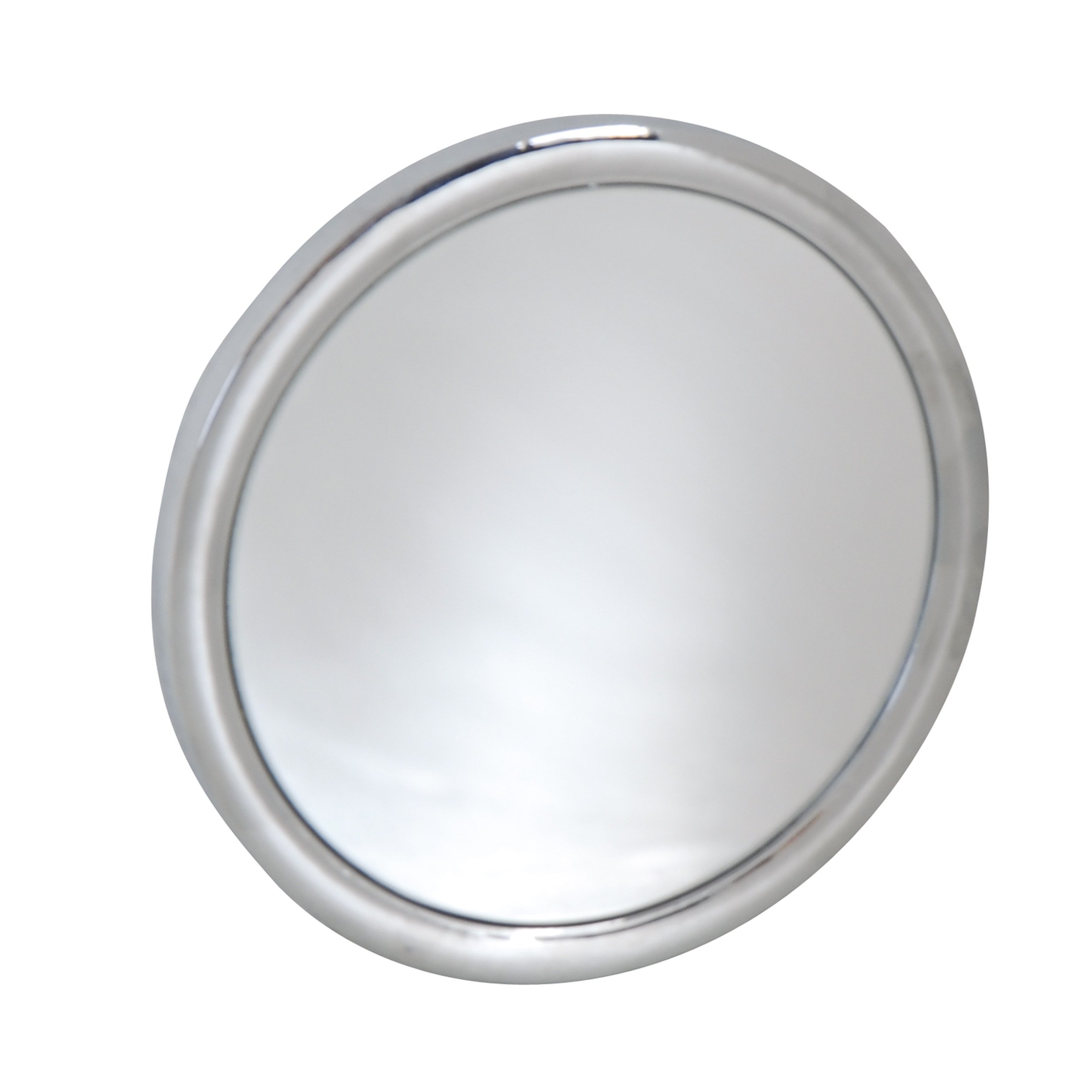 MSV Plastic Magnifying Mirror with Pad, Silver
