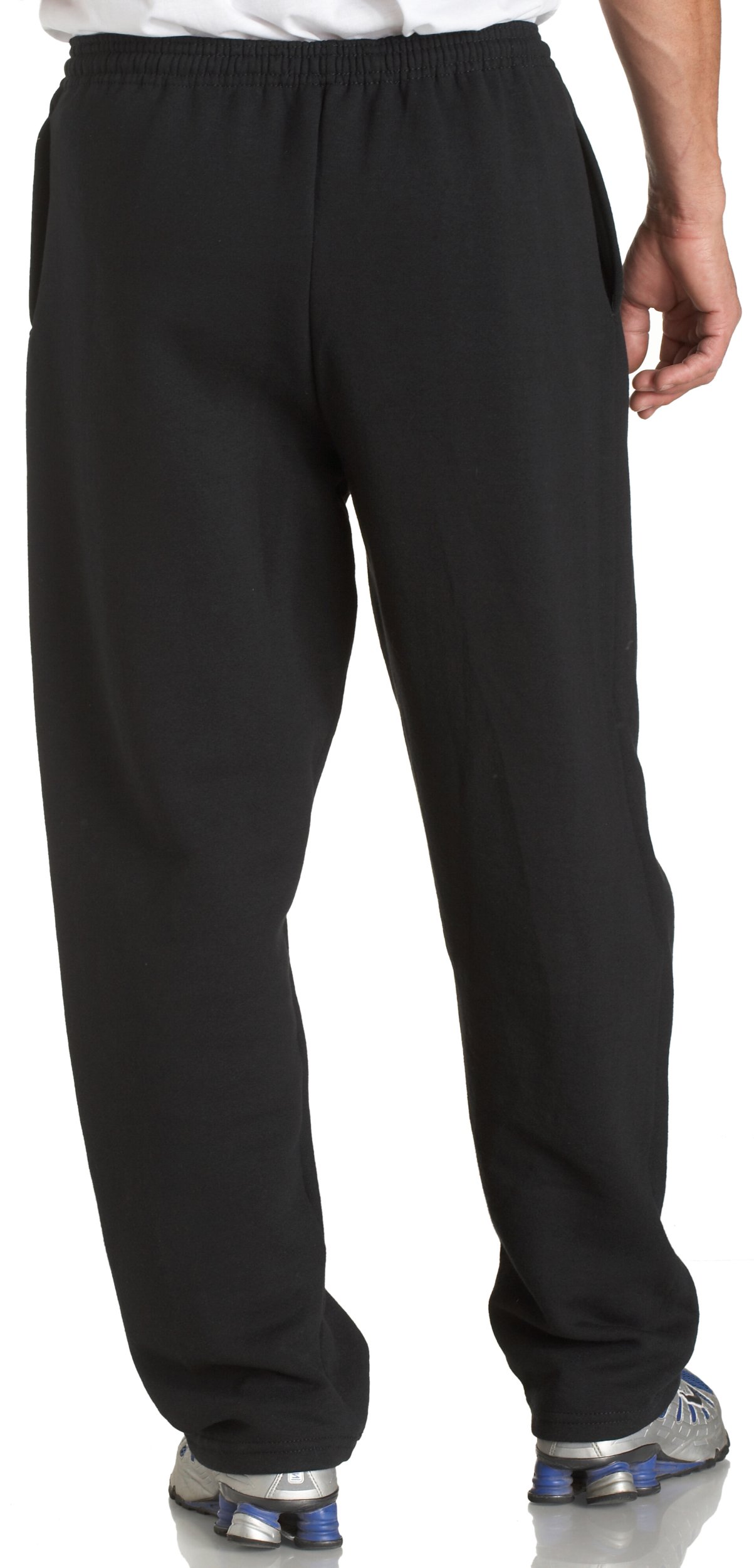 Russell Athletic Men's Dri Power Fleece Open Bottom Sweatpants with Pockets, Relaxed Fit, Moisture Wicking