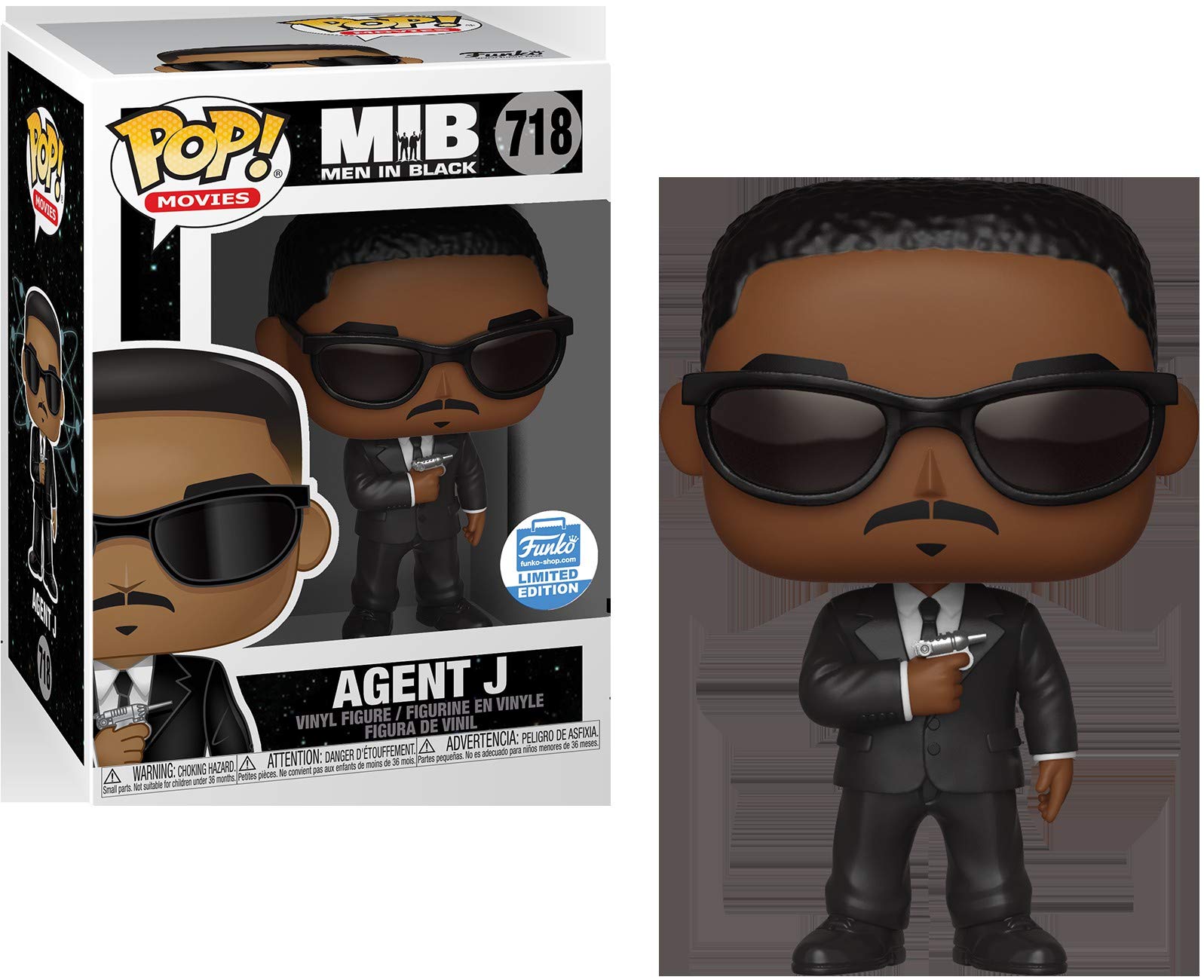 pop MOVIES: MEN IN BLACK - AGENT J. Funko Exclusive