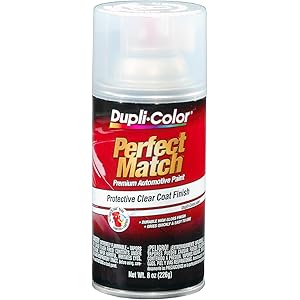 Dupli-Color EBCL01257 Clear Perfect Match Automotive Top Coat - 8 oz. Aerosol