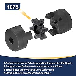 uxcell 7/16" to 7/8" L075 Flexible 3-Piece L-Jaw