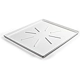 Camco Front-Load Washing Machine Drain Pan, Protects Your Floor from Washing Machine Leaks, OD 30.5" x 34.5" x 1.64" (20786),