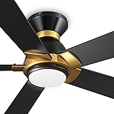 Smart Wifi LED Ceiling Fan in Damp Location
