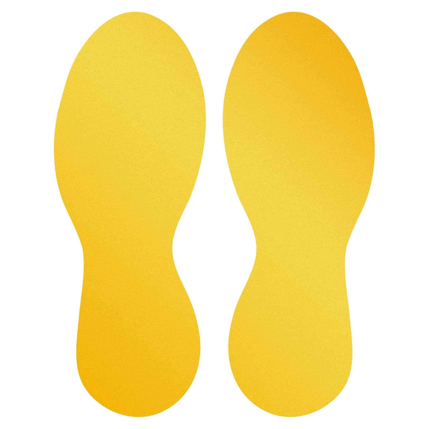 Durable floor Marking Foot shape (Self-Adhesive Marking feet, 5 Pairs) RAL 1003 Signal Yellow, 172704