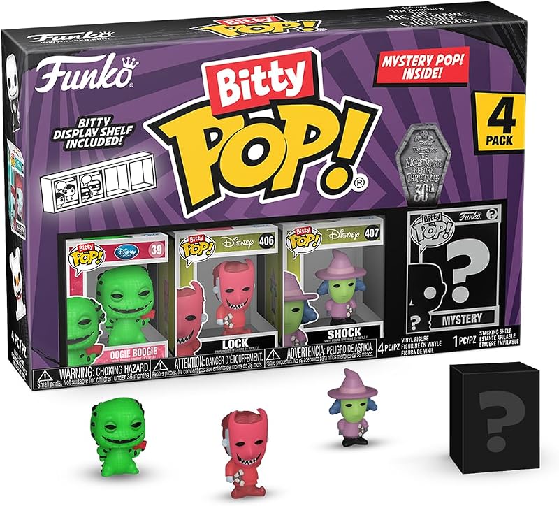 Bitty Pop! 4 Pack: Disney Nightmare Before Christmas - Oogie Boogie — photo 1 sur 8
