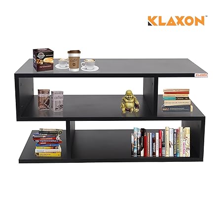 Klaxon Coffee Table (Matte Finish, Black)