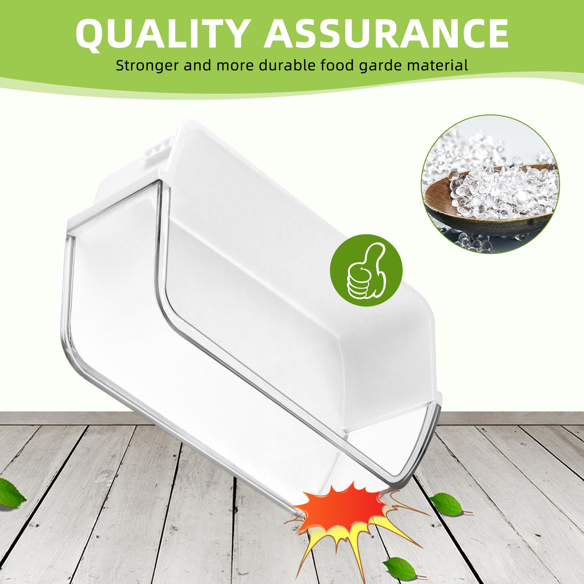 Upgraded DA97-12650A Refrigerator Door Shelf Bin (Right) fit for Samsung Refrigerator Parts RF260, RF261, RF263 Replaces DA63-06963 DA63-07104A - BY AMI PARTS