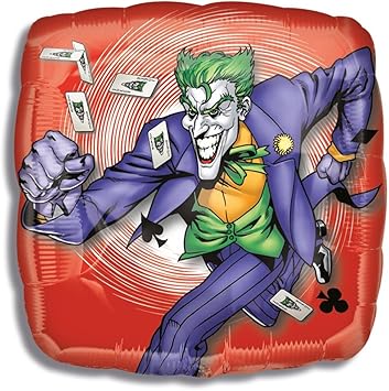 joker with balloon