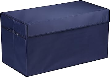 navy blue toy chest
