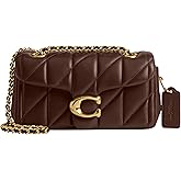 COACH womens Quilted Tabby Shoulder Bag 20 With Chain