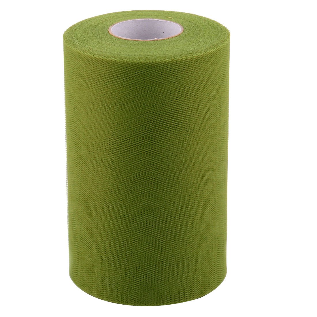 Sourcingmap Polyester Home Dress Tutu Gift Decor DIY Craft Tulle Spool Roll 6 Inch x 100 Yards Olive Green