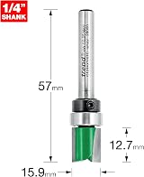 Trend Trend CraftPro Guided Profiler Router Cutter 1/4 Shank 12.7mm view 2