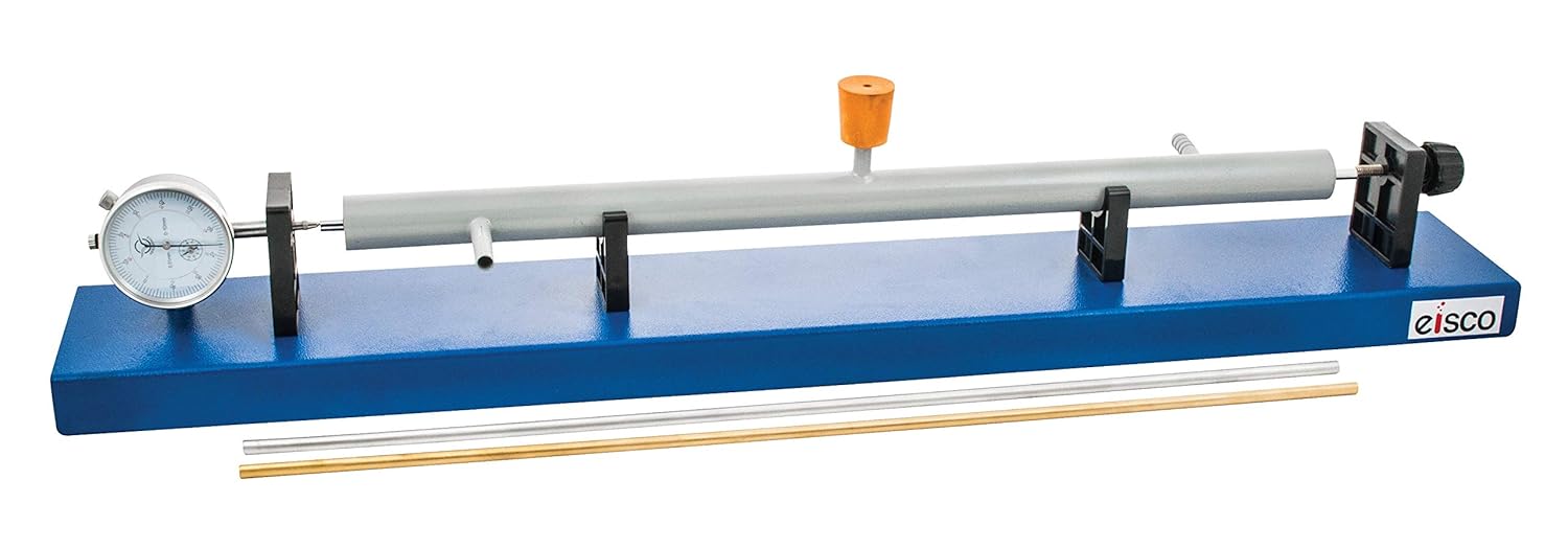 Amazon Com Eisco Labs Linear Expansion Apparatus With Gauge 3 Rods Included Industrial Scientific