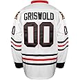 Griswold Hockey Jersey - #00 X-Mas Movie Hockey Jerseys Stitched Letters Numbers for Husband Father Size S-XXXL