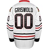 Ice Hockey Jersey - X-Mas Movie #00 Hockey Jerseys Stitched Letters Numbers for Husband Father Size S-XXXL