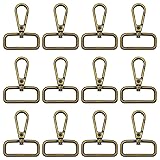 12pcs 1.25" Inside Diameter D Ring Lobster Clasp