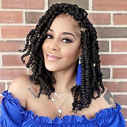 Ameli Passion Twist Crochet Hair 10Inch Passion