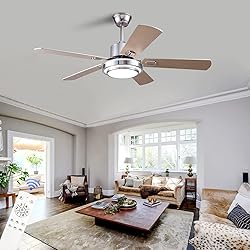 BOOMJOY 52 Inch Ceiling Fans with Lights and Remote