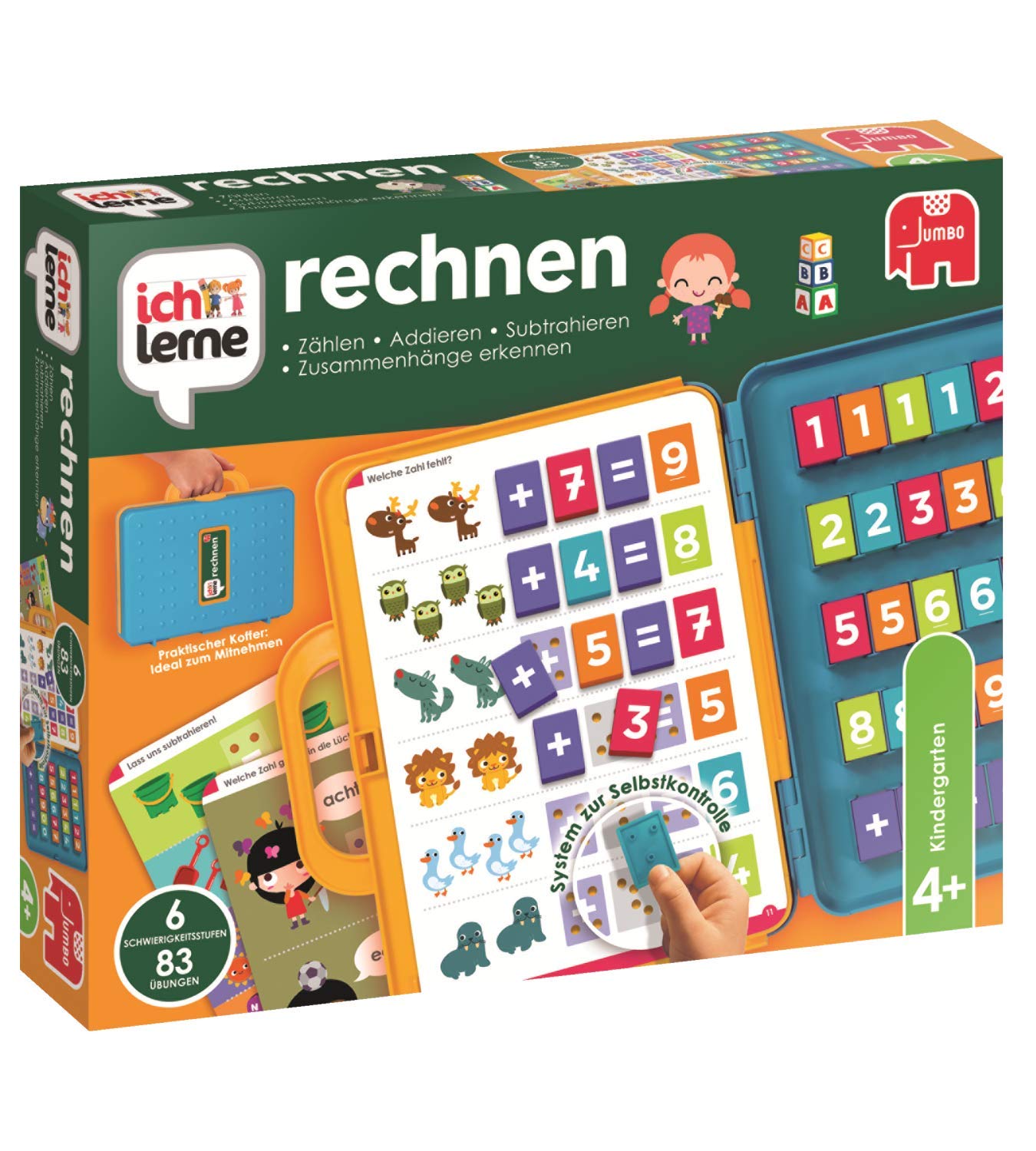 Jumbo Spiele Ich lerne rechnen - Educational Game for Children from 4 Years for 2 to 4 Players