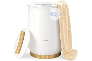 Keenray Upgraded Towel Warmer Bucket, Large Towel Warmer with 3 Heating Modes, Heat Time 30/45/60/90 Min Adjustable and Up to 24 Hour Delay Timer, Towel Heater for Oversize Bathrobes Blankets, CL1Plus