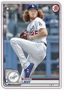 Amazon.com: 2020 Bowman #38 Dustin May Los Angeles Dodgers (RC - Rookie Card) NM-MT MLB: Sports ...