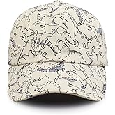 JANGANNSA Dinosaur Boys Girls Caps Embroidery Baby Baseball Caps Cotton Infant Toddler Kids Hat Spring Summer Autumn 2-6Y