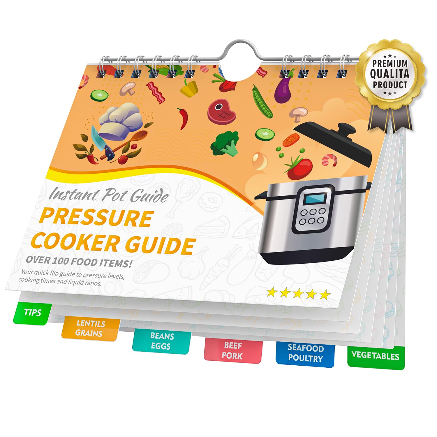 Instant Pot Magnetischer Spickzettel - Kochzeiten Übersicht 17,8x15,2 Cm