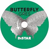 Butterfly 2" Diamond Tile Cutting Wheel for Dremel &amp; Rotary Tools &ndash; 0.6mm Solid Diamond Layer, Ultra-Thin 1.2mm Wet Cut Disc for Porcelain, Ceramic &amp; Mosaic | Low Chipping