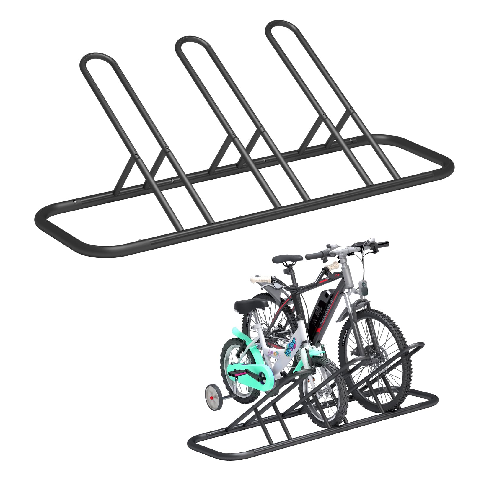 Mua Mr IRONSTONE Bike Rack, Floor Bike Rack for Garage, Indoor/Outdoor ...