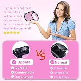ANCOOLE Retractable Dog Lead 5M 16FT Pink, 360° Tangle-Free, Anti-Slip Grip view 3