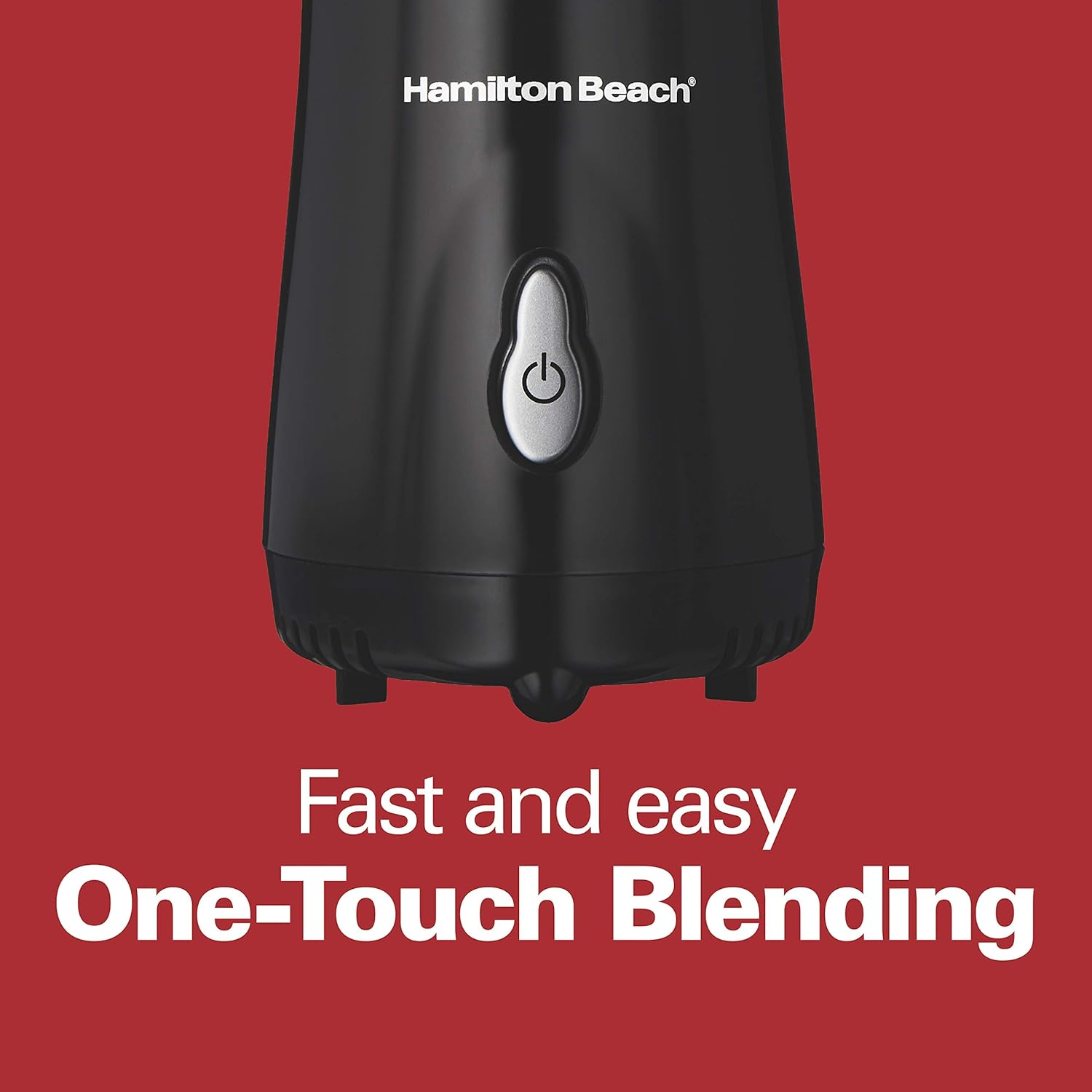 Hamilton Beach Personal Blender for Shakes and Smoothies with 14oz Travel Cup and Lid, Black (51101AV): Kitchen & Dining