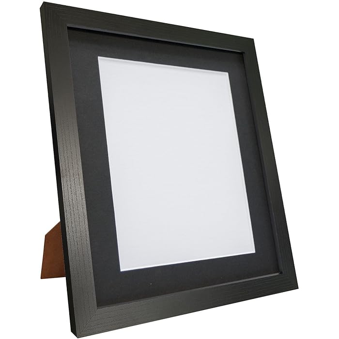 Buy FRAMES BY POST H7 Picture Photo Frame, Black Ash with Black Mount