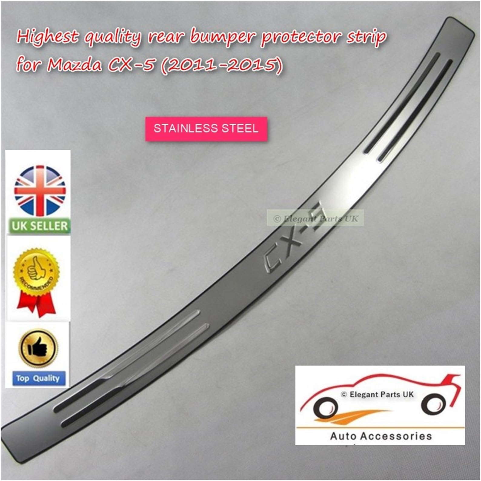 High Quality Stainless Steel Rear Bumper Protector Sills (2011-2015)