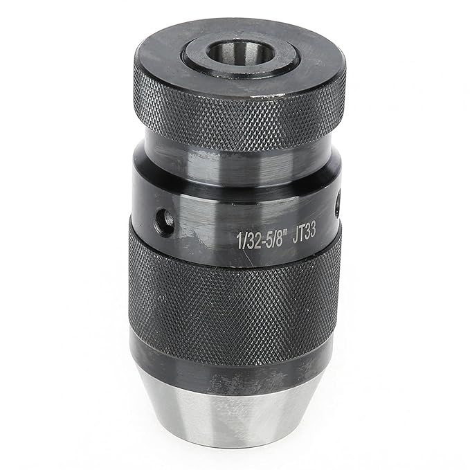 Wood Lathe Drill Chuck, SelfTightening Heavy Duty Durable Delicate