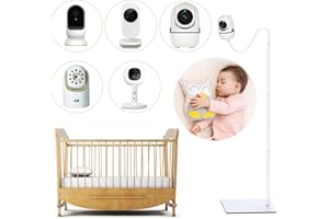WOCHEL Universal Baby Camera Stand Compatible with Infant Optics DXR-8 Pro, HelloBaby, Vtech, Nanit Pro, Owlet, Eufy, Motorola, Flexible Baby Monitor Floor Stand Holder 68 inch Adjustable Height