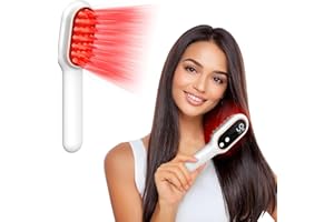 CARVIKI Laser Therapy Hair Growth Comb,Red Light Therapy for Hair Growth Device Electric Scalp Massager, Promote Hair Regrowth in Women and Men Hair Loss,Alopecia Homeusing